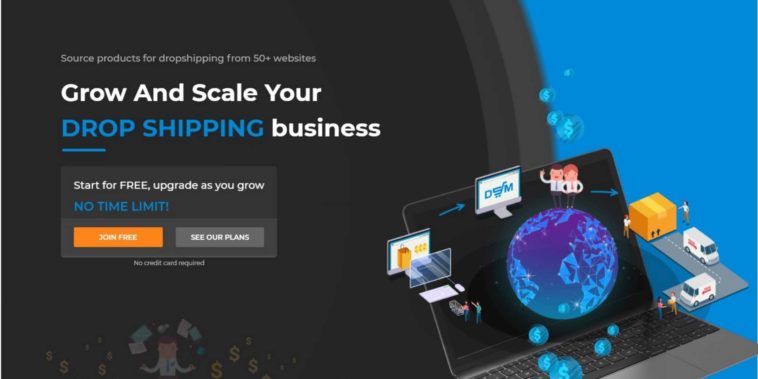 create dropshipping account with DSM Tool